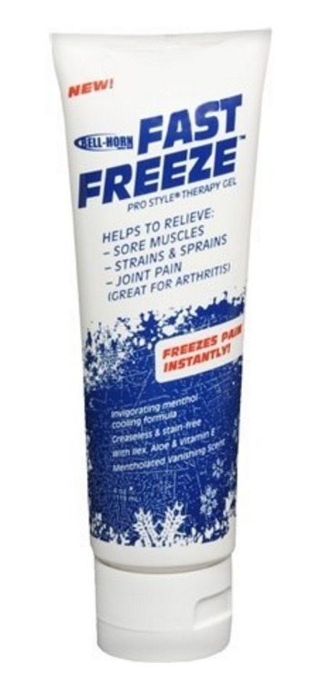 Topical Pain Relief Bell Horn Fastfreeze 0.2% - 3.5% Strength Camphor / Menthol Topical Gel 4 oz. (01485607511)