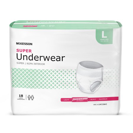 McKesson Super Pull On Adult Unisex Incontinence Underwear