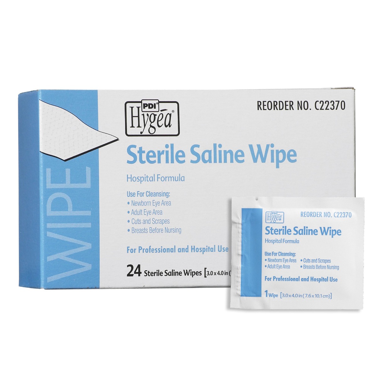 Hygea Saline Wipe Unscented