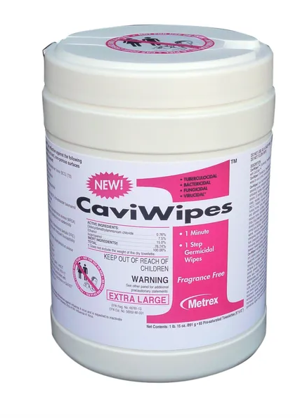 CaviWipes Surface Disinfectant Wipes