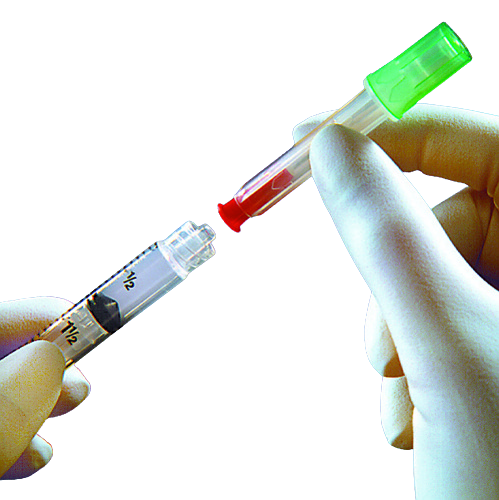 BD Dual Cannula Twinpak 20 G Steel, 17 G Plastic