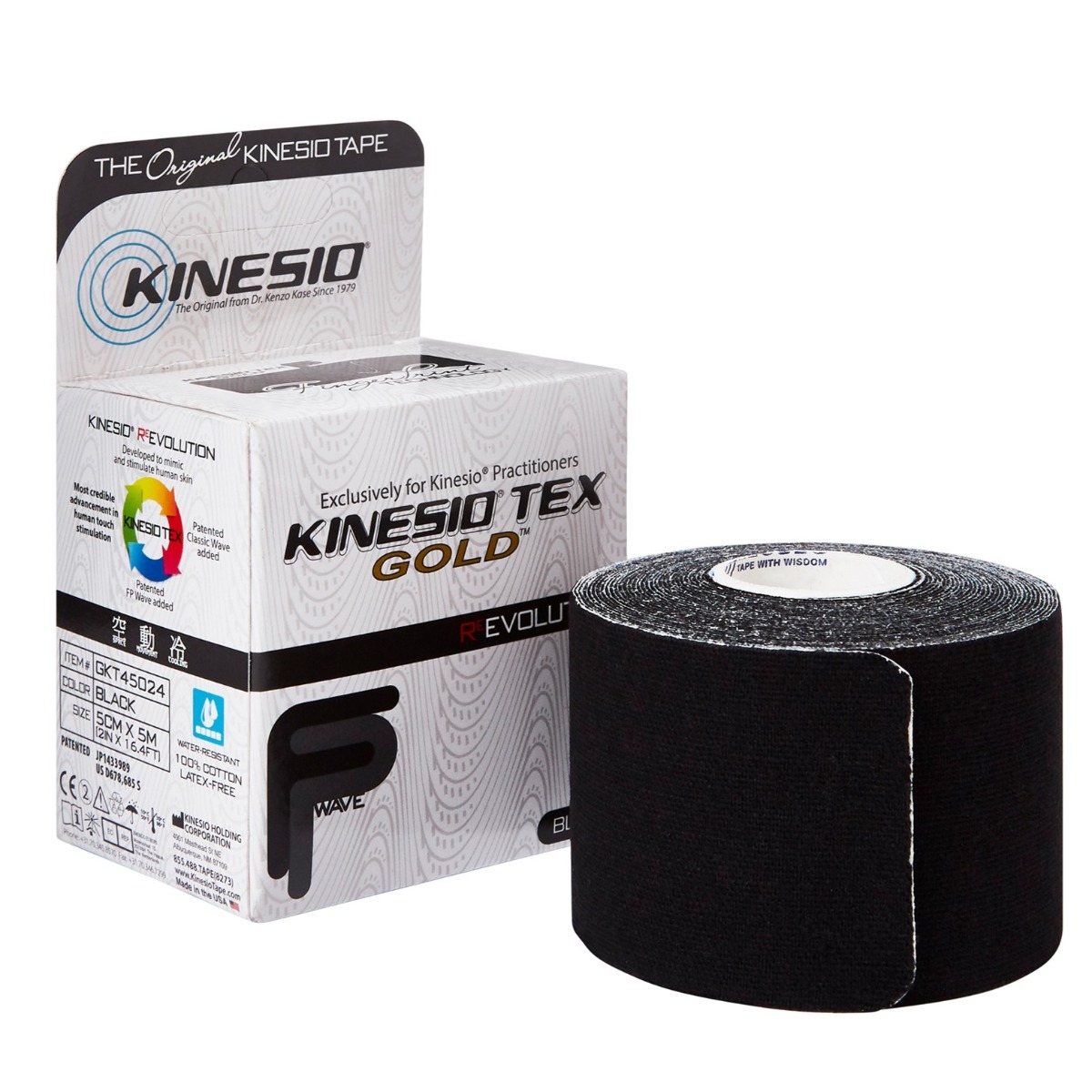 Kinesiology Tape Kinesio Tex, Gold Elastic