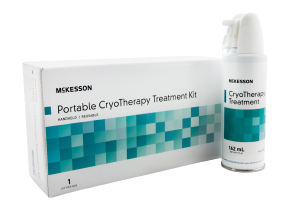 McKesson Portable Cryotherapy Treatment Kit - Cryotherapy Canister and Kit Included
