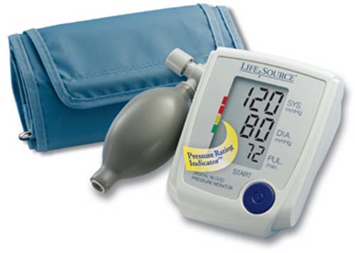 LifeSource UA705V Advanced Manual Inflate Blood Pressure Monitor