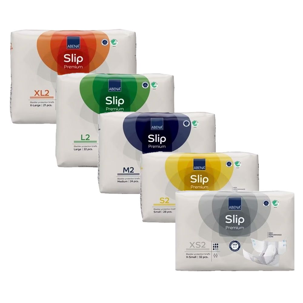 ABENA Slip Premium Level 2 Absorbency Briefs for Maximum Comfort