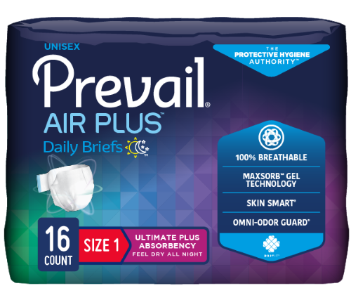 Air Plus Incontinence Brief by Prevail - Heavy Absorbency