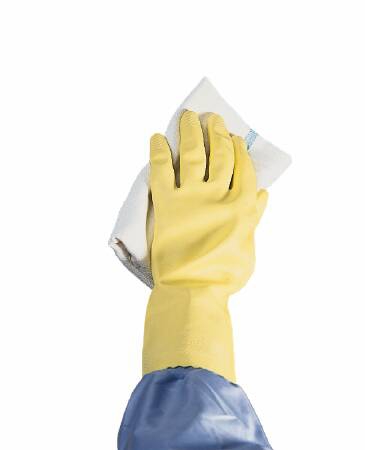 Latex Yellow Utility Gloves Large - 8986