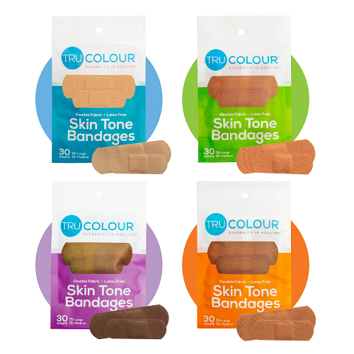 Assorted Skin Tone Bandages Set