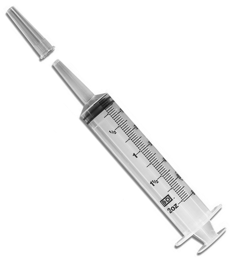 BD Becton Dickinson 50 mL Irrigation Syringes (50 cc)