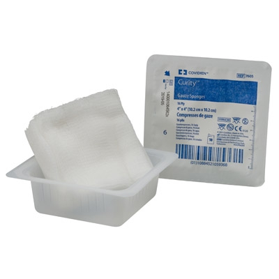 Covidien Curity 4 x 4 Inch Gauze Sponge 12 Ply, Sterile - 6939