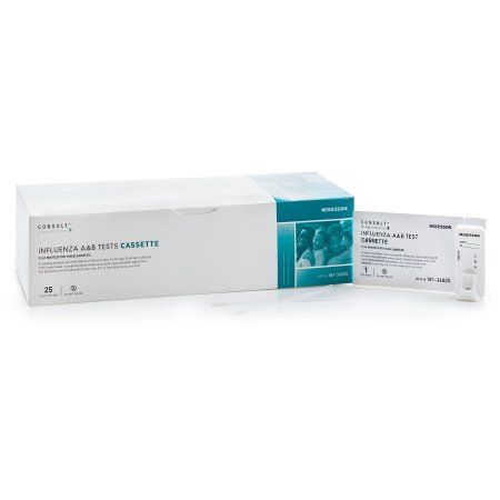 McKesson Consult Rapid Test Kit Nasopharyngeal Influenza A + B