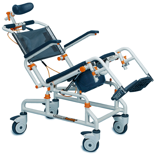 SolutionBased Roll-In ShowerBuddy Tilt Shower Transfer Chair (SB3T)
