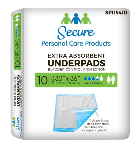 Secure Personal Care TotalDry Underpad