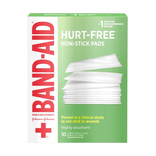 Band-Aid Non-Stick Hurt-Free Pads