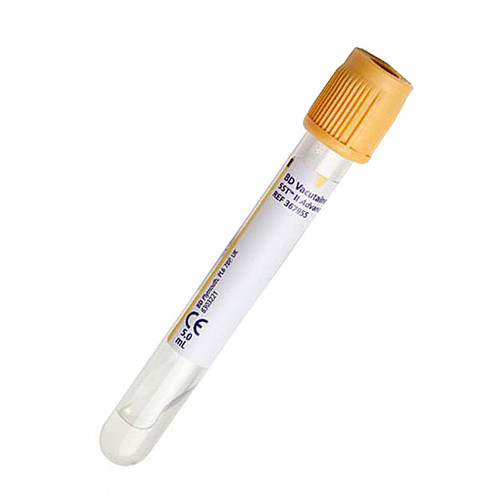 BD Vacutainer Plus Serum Tube, Gold BD Hemogard Closure, 13 x 75mm x 3.5mL 13 X 75 mm - 367983