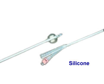 Bardex Uncoated Silicone Catheter by Bard