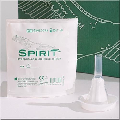 Spirit 2 Hydrocolloid Silicone Self-Adhesive Band Male External Catheter
