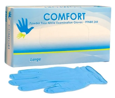 Comfort 4 mil Nitrile Exam Gloves - Powder Free