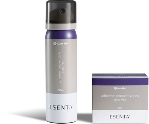ESENTA Sting-Free Adhesive Remover Spray & Wipes
