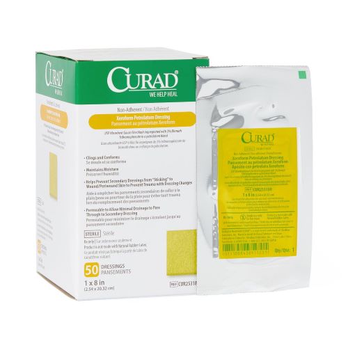 Medline Curad Xeroform Sterile Petrolatum Gauze Dressing