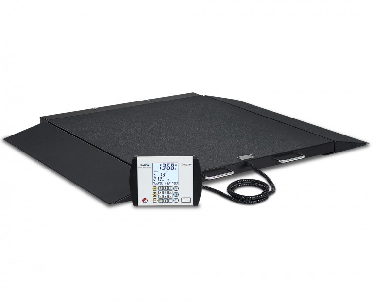 Detecto Low-Profile Wheelchair Scales, 1000 lbs Capacity