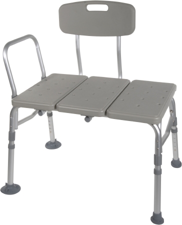 DD Medical KD Transfer Bench with Side Arm and Tool-Free Assembly