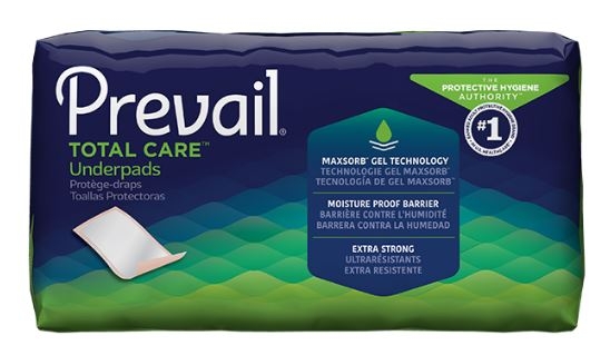 Total Care Prevail Underpad in Package
