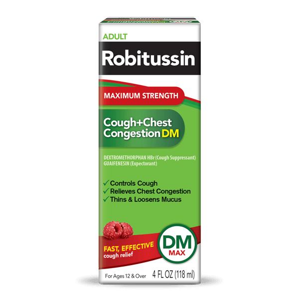 Robitussin Maximum Strength Cough and Chest Congestion DM - 8 oz