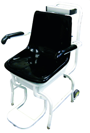 Digital Chair Scale, 18-1/4" x 15" Seat, 600 lb. Capacity 18-1/4 X 14-1/2 X 17-1/2 Inch - 594KL