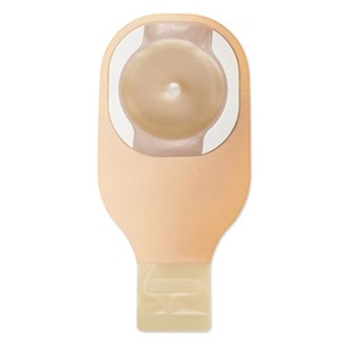 Hollister Premier One-Piece Drainable Ostomy Pouch, Flat CeraPlus Lock-n-Roll Barrier, Ultra Clear