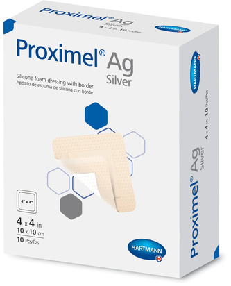 Proximel Ag Silicone Foam Dressing - Several Sizes