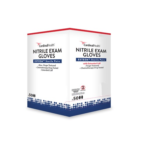 ESTEEM Sterile Nitrile Exam Gloves for All Sizes
