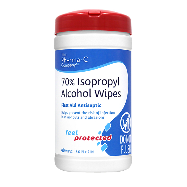 Pharma-C-Wipes 70% Isopropyl Alcohol First Aid Wipe - 200736