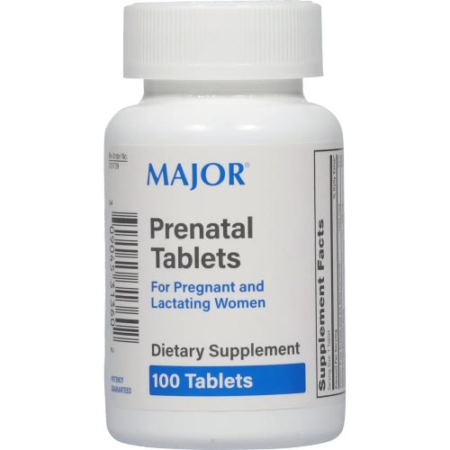 Major Prenatal Vitamins with B-9 Folic Acid