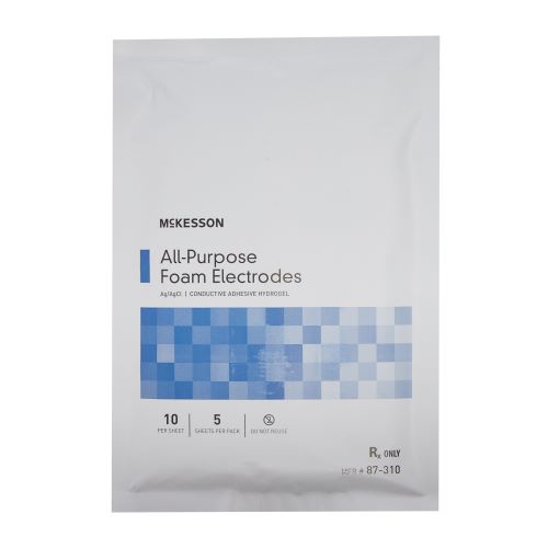 McKesson Adult Monitoring Electrode - Foam, Tape, and Cloth Options