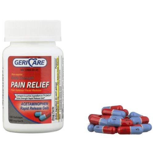 Geri-Care Acetaminophen Gelcaps - 251-01-GCP