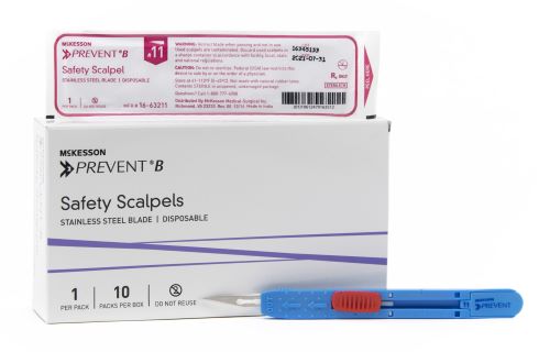 Safety Scalpel with Blade Size 11 - 16-63211