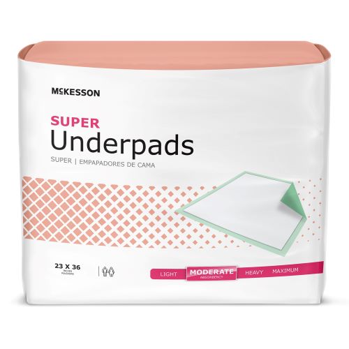 McKesson Underpad 23 X 36 Inch - UPMD2336V120