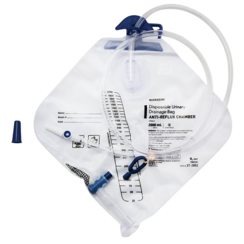 Urinary Drainage Bag with Anti Reflux Valve by MediPak