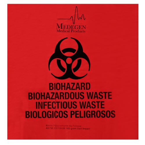 Printed Biohazard Waste Bag - D2210