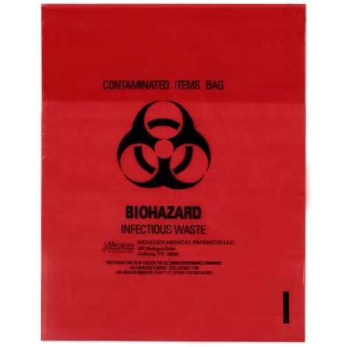 Infectious Waste Bag 11 X 14 Inch - 50-42