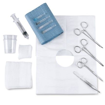 One Time Laceration Tray - 61281
