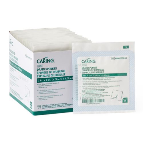 Avant PRM256001 Drain Sponges 2x2 Inch 6 Ply Sterile