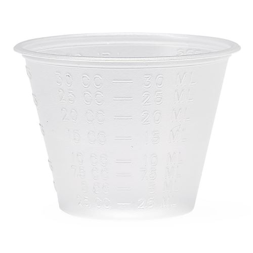 Medline DYND80000 Non-Sterile Graduated Plastic Medicine Cups