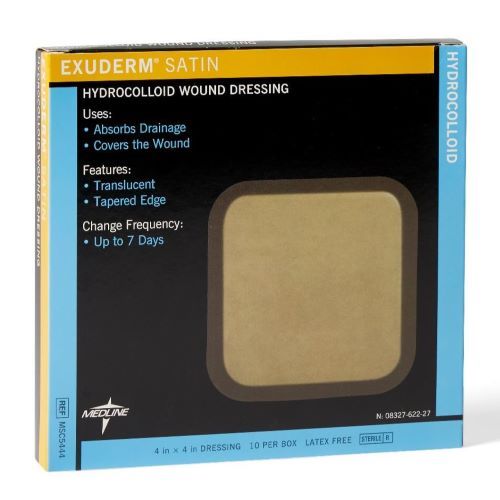 Medline Exuderm Satin Hydrocolloid Wound Dressings