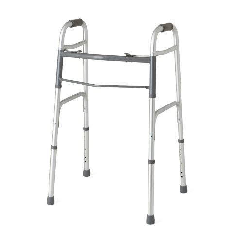 Drive Deluxe Two Button Folding Walker
