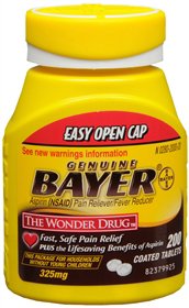 Bayer 325 mg Genuine Aspirin