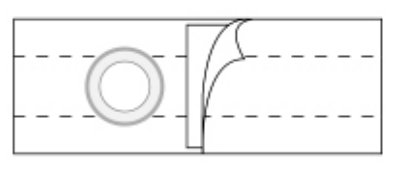 Nu-Form Support Belt 2-3/8" Opening 5" Wide 32" - 35" Waist Medium Medium - 6321
