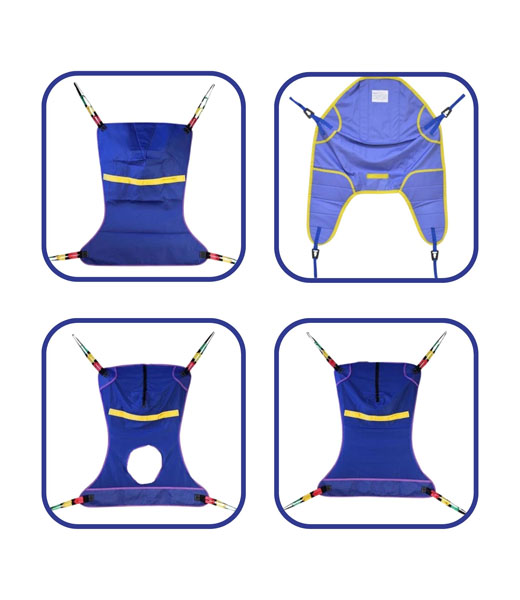 Proactive Full Body Mesh and Solid Polyester Patient Lift Slings for Safe Transfers