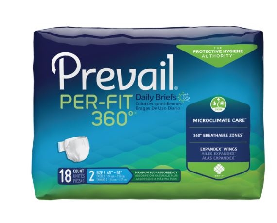 Prevail Per-Fit 360 Briefs Heavy Absorbency